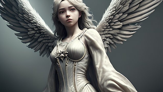 the most breathtaking award winning amazing 4k uhd detailed fascinating photo of an angel in heaven  intricate realistic details