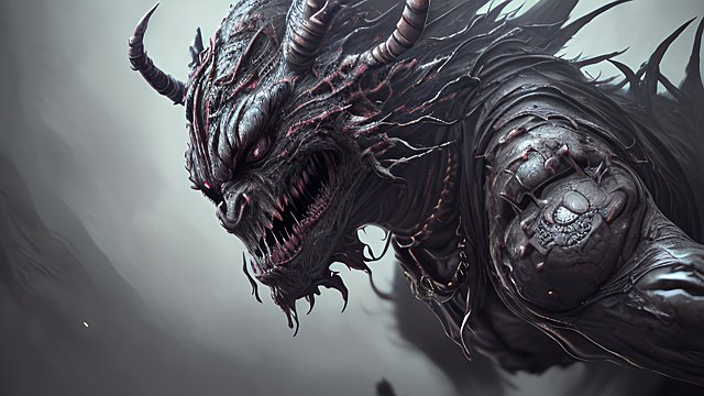 the most breathtaking award winning amazing 4k uhd detailed fascinating photo  a dark demon  intricate realistic details