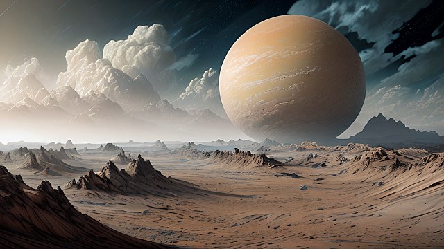 award winning photo of the landscape of another planet  intricate realistic details  amazing clouds