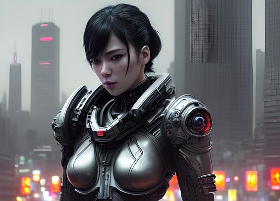 award winning ultra high quality octane portrait of an breathtaking android in a futuristic tokyo  intricate realistic details  futuristic  dark japanese city background  high quality visual effects