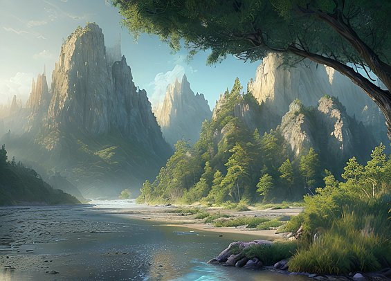4k breathtaking landscapes, intricate realistic details