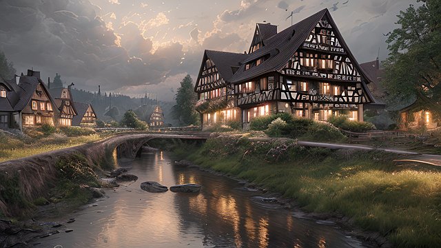 breathtaking photo of the german countryside  intricate realistic details  photorealistic  photorealistic  photorealistic  photorealistic