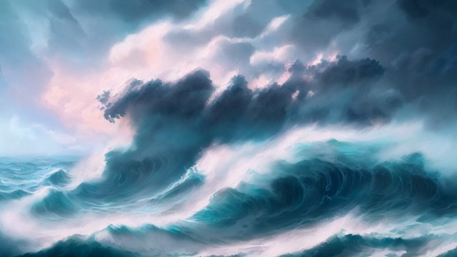 breathtaking ocean turbulence