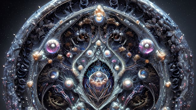 award winning dark cryptic deep breathtaking gaussian euler scatter photo of an object, high contrast, intricate realistic details
