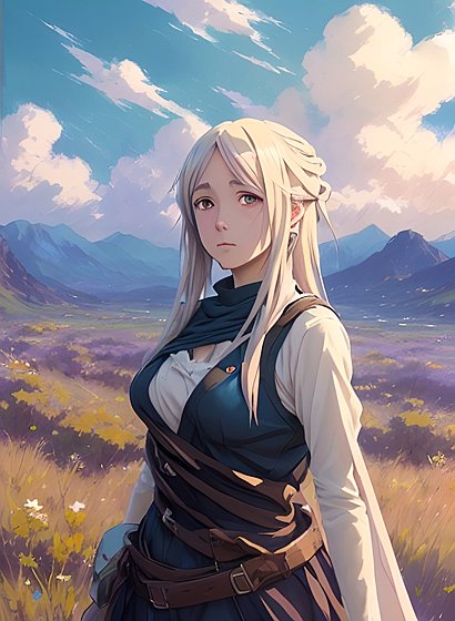 anime realistic fantasy landscape  anime sky  anime landscape  anime character