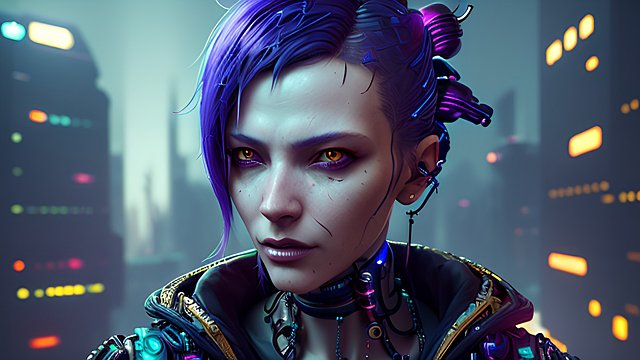 Cyberpunk Woman