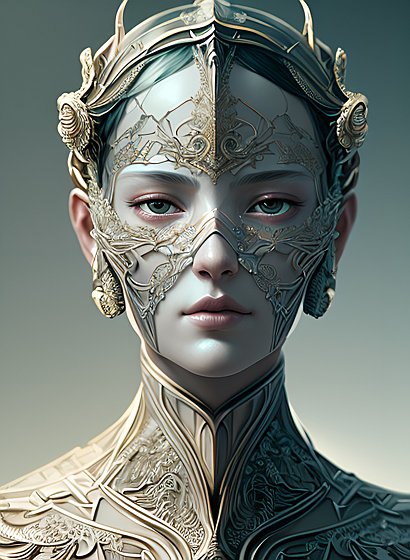 detailed angelarium beautiful face, intricate details