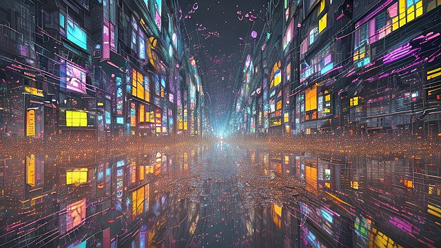 4k breathtaking RAW color photo of a kaleidoscope night in tokyo  intricate realistic details