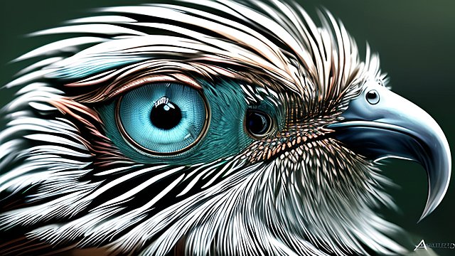Natures Masterpiece - Mesmerizing Close-Up Portrait of a Breathtaking Bird in a forest