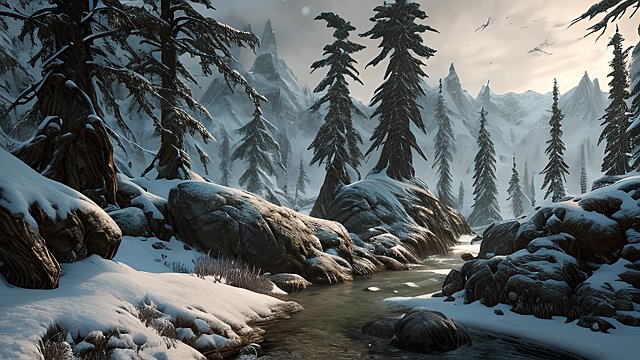 skyrim nature view