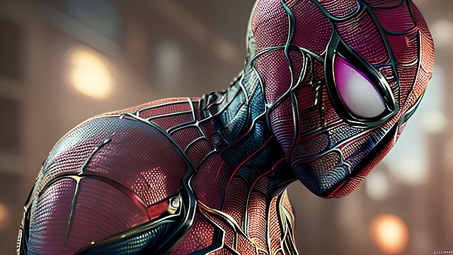 portrait of spiderman