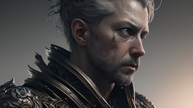the most breathtaking award winning amazing 4k uhd detailed fascinating portrait of a hero, intricate realistic details, dark shades