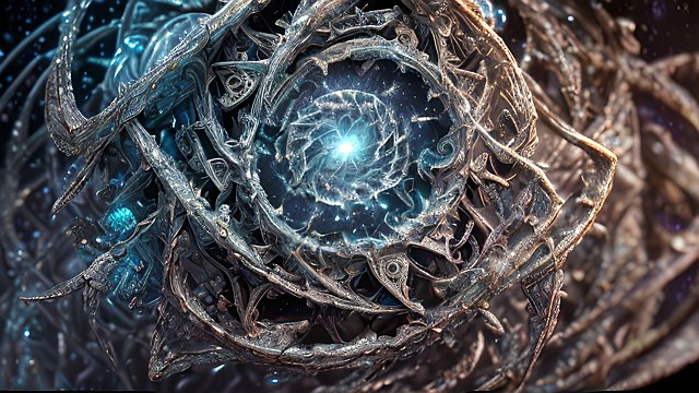 award winning dark cryptic deep breathtaking gaussian euler scatter photo of an object, high contrast, intricate realistic details