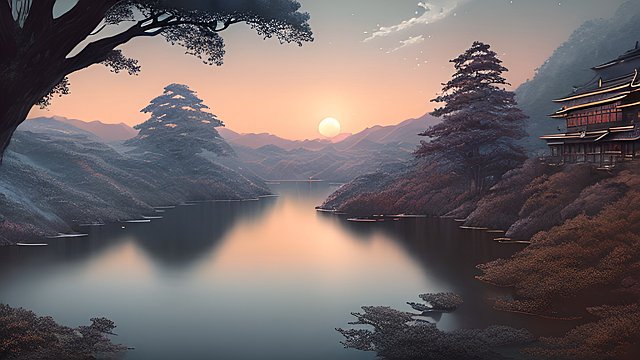 hyperdetailed beautiful landscape