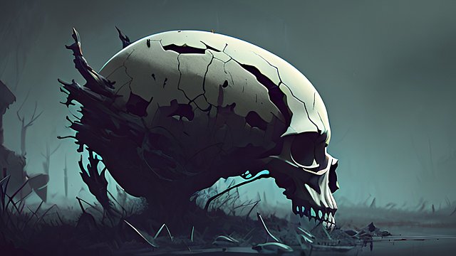 horror skull