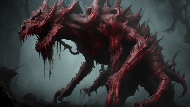 breathtaking terrifying horrifying monster demonic demon