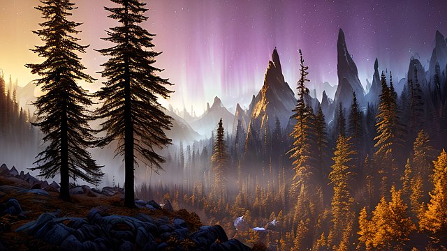 forest mountains