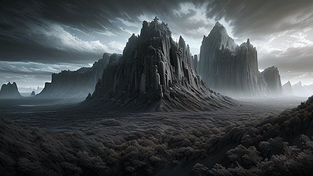award winning landscape photography, dramatic, masterpiece, extremely detailed CG unity 8k wallpaper, deep contrast, deep black