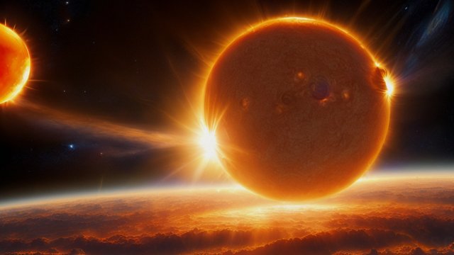 breathtaking photo of the sun  the star the sun  a star in space  a photo of the sun in space