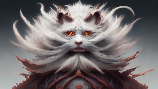 breathtaking anime painting of Kyuubi, intricate details