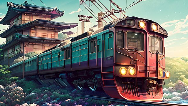 a japanese train