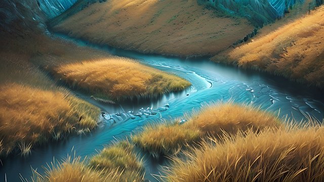 award winning mesmerizing ultrarealistic photo of mountains and rivers, intricate realistic details, in a grass field, intricate realistic details, amazing clouds
