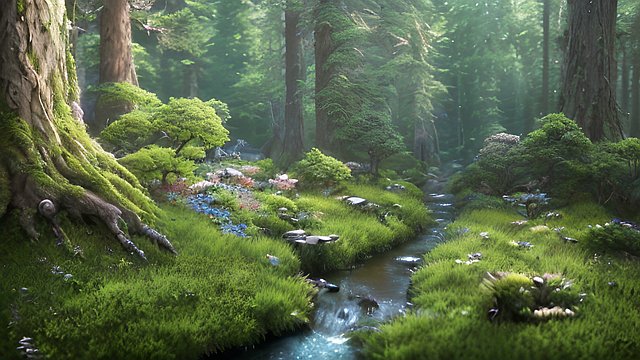 breathtaking amazing 4k uhd detailed fascinating photo  forest mountain  intricate realistic details