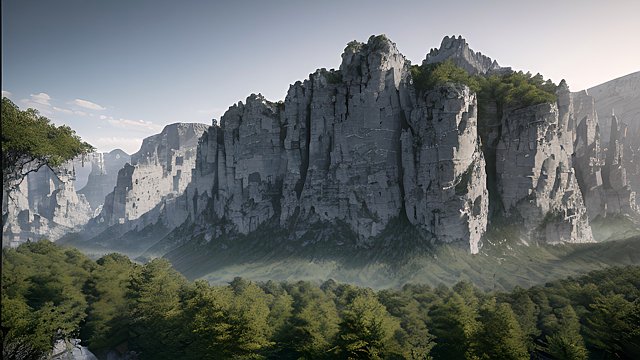 amazing shot in french vercors - high-resolution, ultra-detailed, 3D, hyper-realistic, photorealistic2