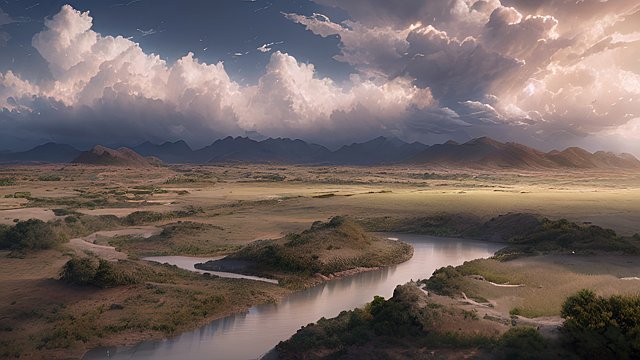 award winning breathtaking shot of argentinian countryside  intricate realistic details  breathtaking clouds  photorealistic