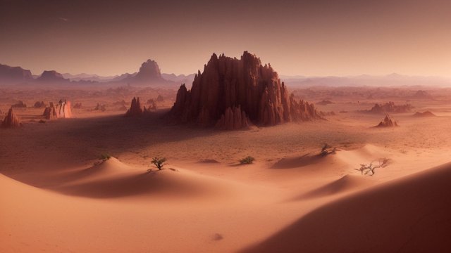 breathtaking photo of a desert  intricate photorealistic details