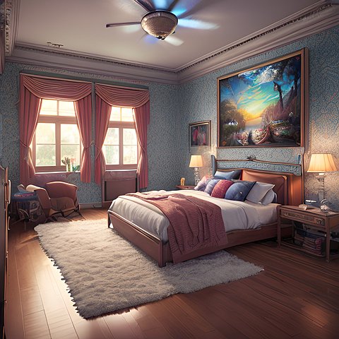 a cozy room