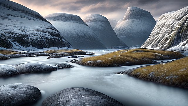 amazing shot of the norway countryside - high-resolution, ultra-detailed, intricate realistic details, amazing atmosphere, hyper-realistic, photorealistic
